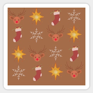 christmas pattern Sticker